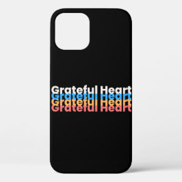 iPhone 12 Hüllen Schwarz & Beige Farbige Typografi
