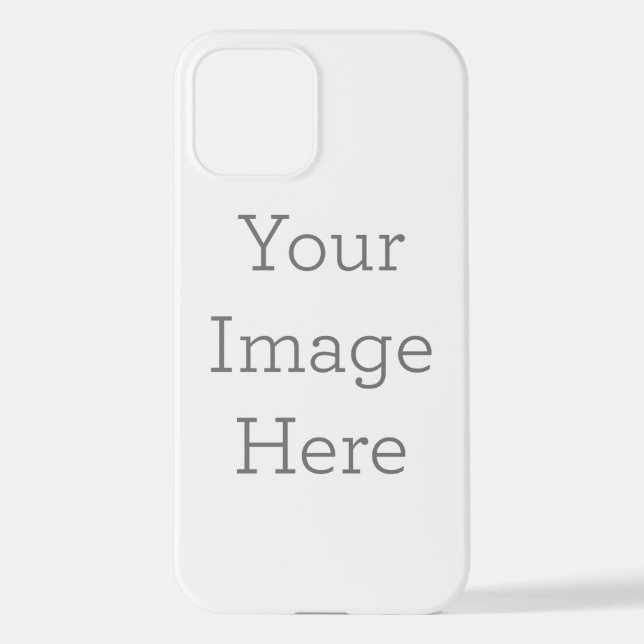 iPhone 12 Slim Fit Hülle, Glänzend (Rückseite)