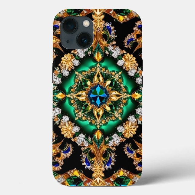 iPhone 13 Case-Mate mit brasilianischen Farben Hülle (Rückseite)