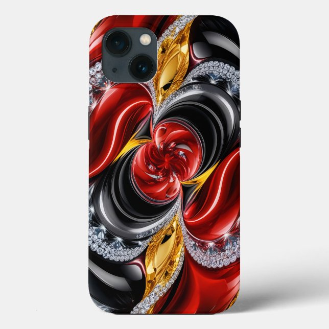 iPhone 13 Case-Mate mit deutschen Farben Hülle (Rückseite)