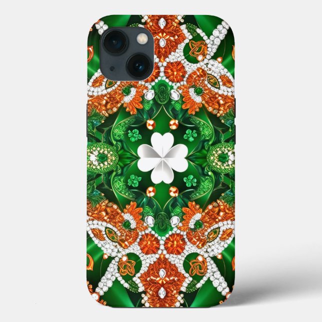 iPhone 13 Case-Mate mit irischen Farben Hülle (Rückseite)