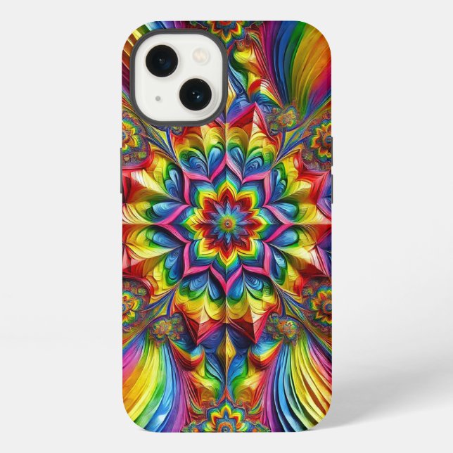iPhone 13 Case-Mate mit LGBTQ-Farben Hülle (Rückseite)