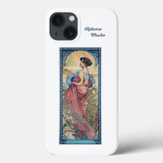 iPhone 13 coque Alphonse Mucha Art Nouveau