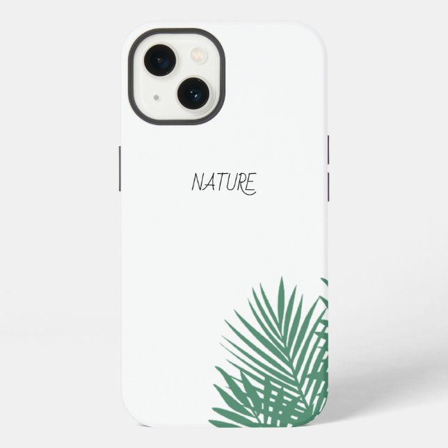 Iphone 13 einfaches weißes Case Hülle (Rückseite)