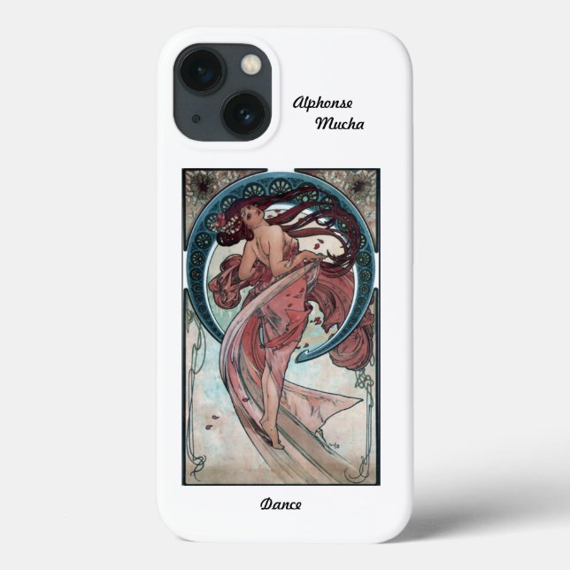 iPhone 13 Fall Alphonse Mucha Art Nouveau Case-Mate iPhone Hülle (Rückseite)