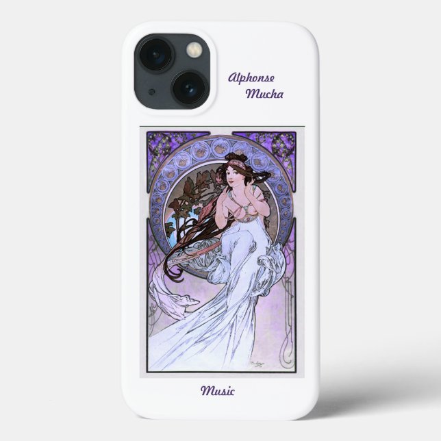 iPhone 13 Fall Alphonse Mucha Art Nouveau Case-Mate iPhone Hülle (Rückseite)