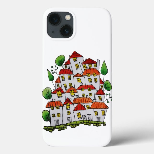 iPhone 13 Gehäuse (Doodle - Hand gezeichnet) Case-Mate iPhone Hülle (Rückseite)
