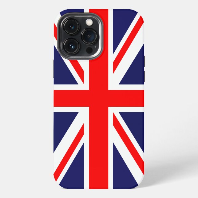 iPhone 13 Pro Max Cell Case Union Jack Flag Hülle (Rückseite)
