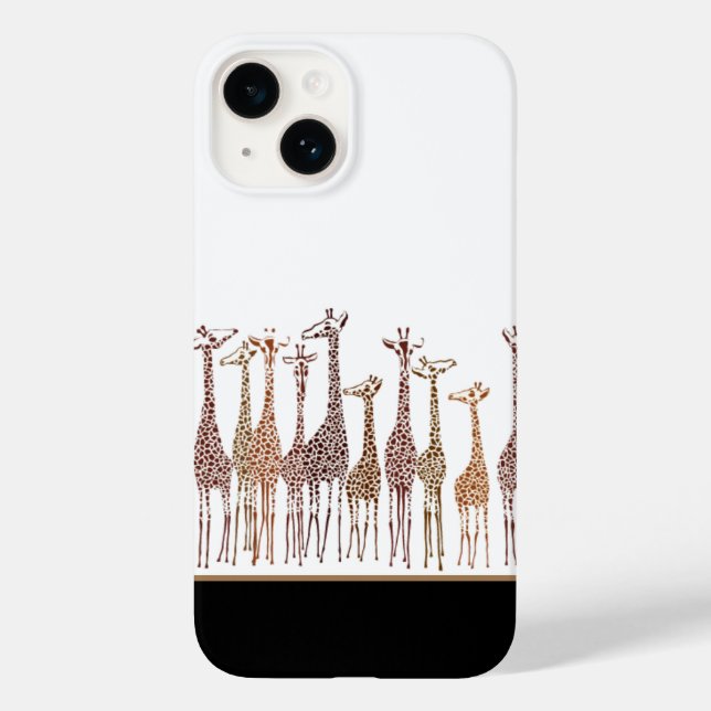 iPhone 14 Case-Giraffen Case-Mate iPhone 14 Hülle (Rückseite)