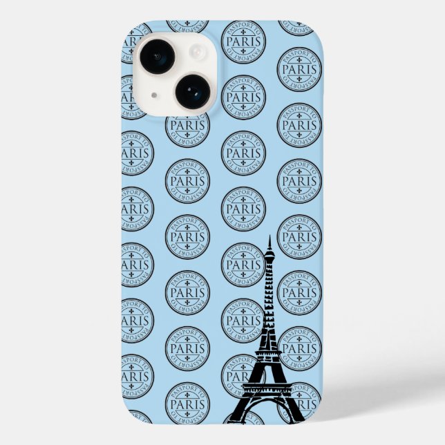 iPhone 14 Case-Passport nach Paris Case-Mate iPhone 14 Hülle (Rückseite)