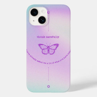 iPhone 14 Case - Reflektiver Schmetterling