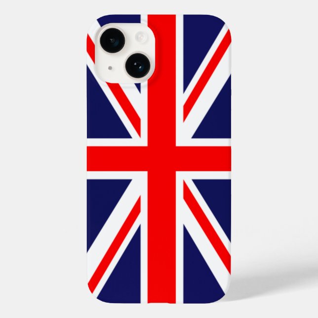 iPhone 14 Case-Union Jack Flag Case-Mate iPhone 14 Hülle (Rückseite)