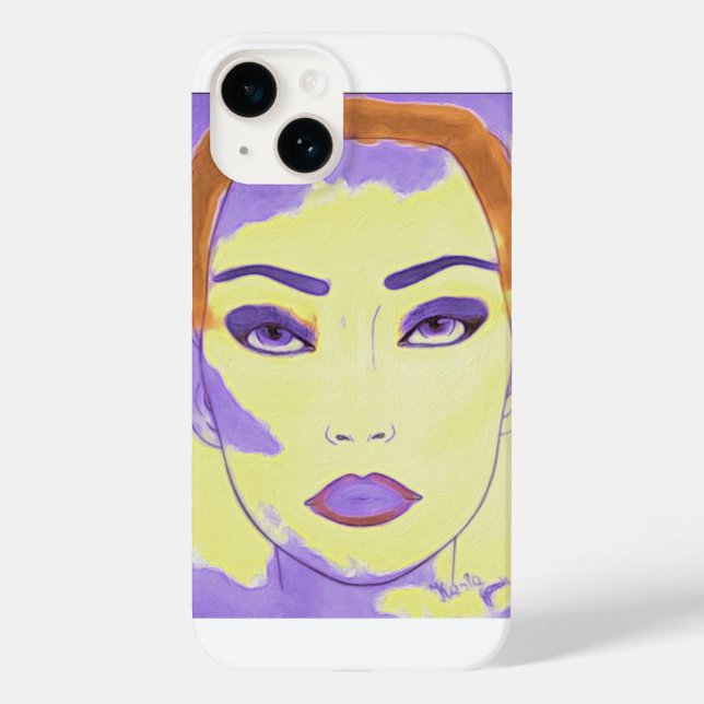 iPhone 14 Fall Art Deco Frauen Malstil Case-Mate iPhone 14 Hülle (Rückseite)
