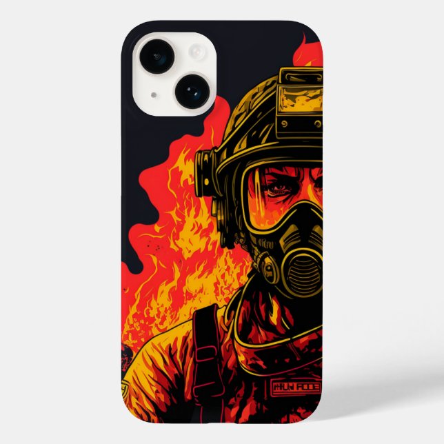 IPhone 14 Fall für Feuerwehrfrau Case-Mate iPhone 14 Hülle (Rückseite)