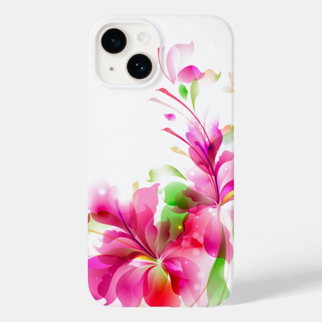 iPhone 14 Fall-Tropical Floral Case-Mate iPhone 14 Hülle (Rückseite)