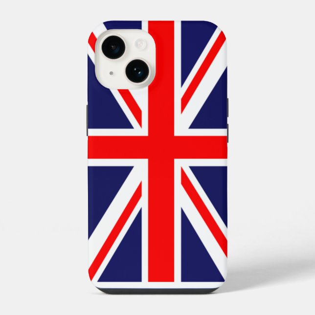 iPhone 14 Hülle-Union Jack Flagge  Hülle (Rückseite)
