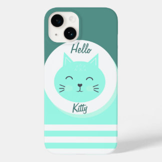 iPhone 14 Hüllen Hallo Kitty White & Green Color