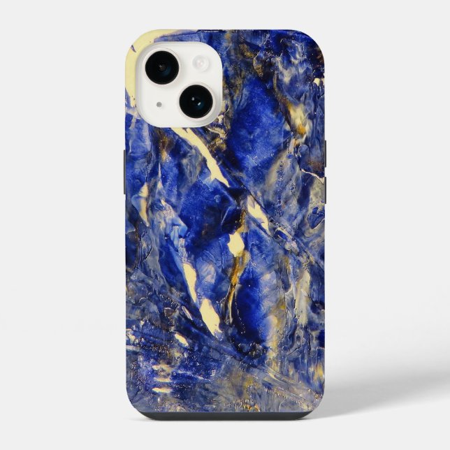 iPhone 14 Hüllen mit moderner Kunst Hülle (Rückseite)