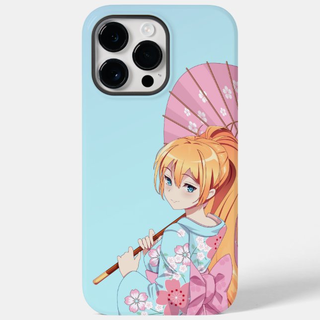 iPhone 14 Pro Max Anime Coque couverture (Verso)