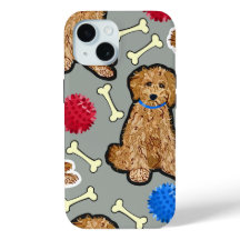 iPhone 15 coque Heavy Duty Goldendoodle