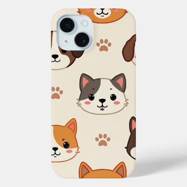 iPhone 15 Gehäuse / Katzen und Hund Case-Mate iPhone Hülle (Rückseite)