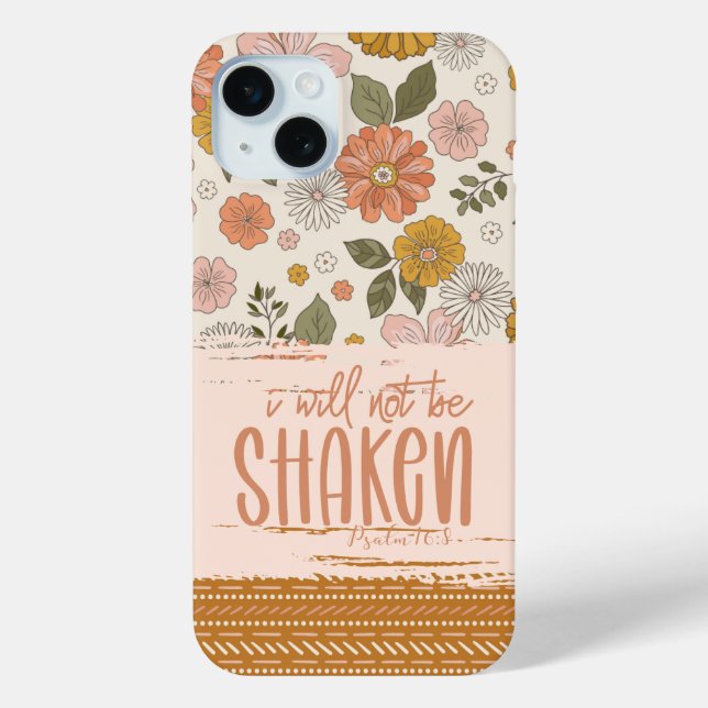 iPhone 15 Mini Coque de cellule chrétien - modifiable (Verso)