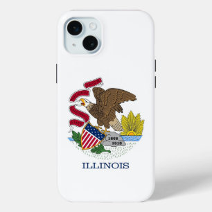 iPhone 15 Plus Case-Mate, Illinois-Flagge Case-Mate iPhone Hülle