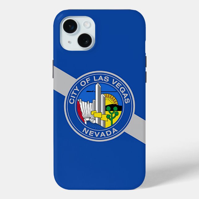 iPhone 15 Plus Case-Mate, Las Vegas-Flagge Case-Mate iPhone Hülle (Rückseite)