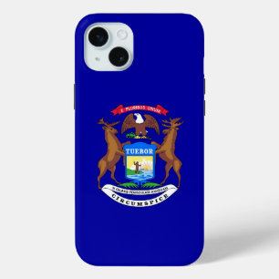 iPhone 15 Plus Case-Mate, Michigan-Flagge Case-Mate iPhone Hülle