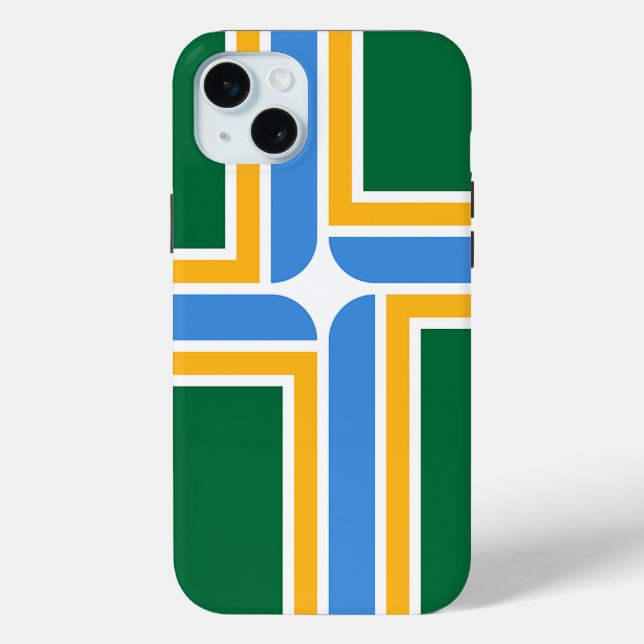 iPhone 15 Plus Case-Mate, Portland flag Case-Mate iPhone Hülle (Rückseite)