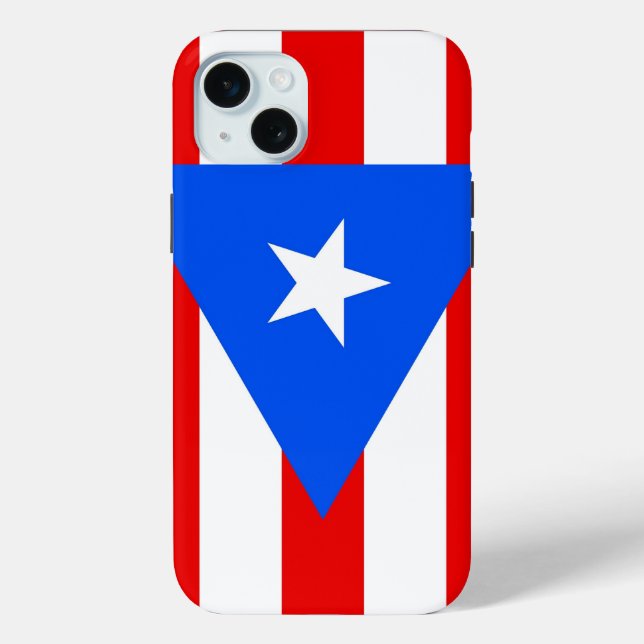 iPhone 15 Plus Case-Mate, Puerto Rico flag Case-Mate iPhone Hülle (Rückseite)