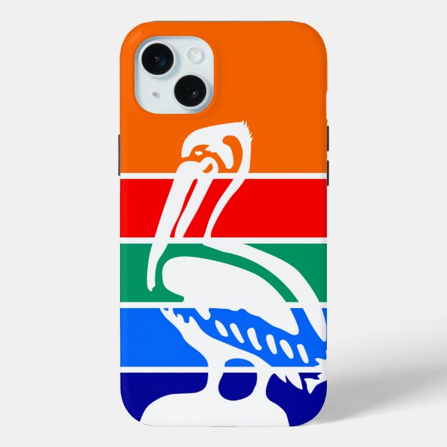 iPhone 15 Plus Case-Mate, St. Petersburger Flagge Case-Mate iPhone Hülle (Rückseite)