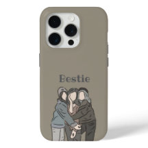 Iphone 15 pro Case Geschenk für Bestie