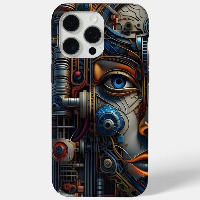 iPhone 15 pro max Case Science and Technology (Rückseite)