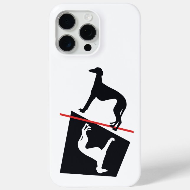 iPhone 15 Pro Max Coque avec motif Galgos (modèle adaptable) (Verso)