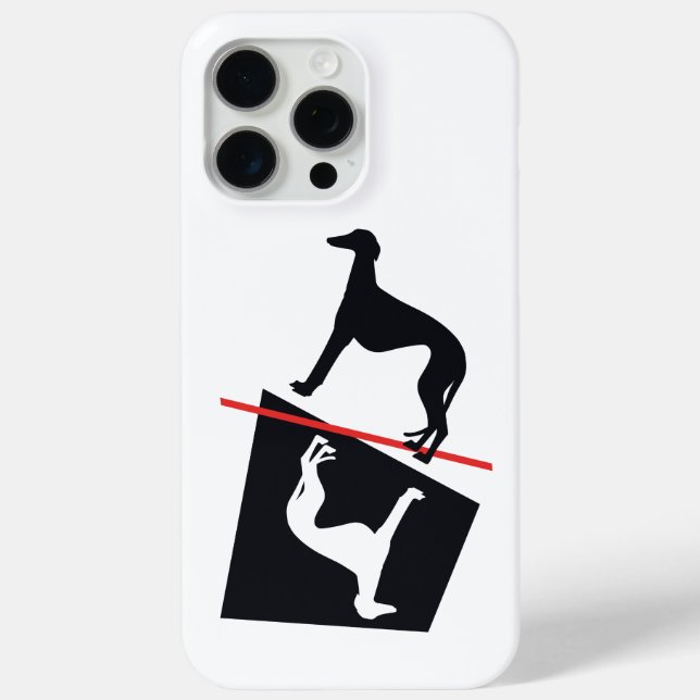 iPhone 15 Pro Max Coque avec motif Galgos (modèle adaptable) (Verso)