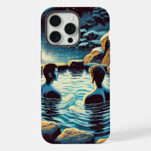 iPhone 15 Pro Max Coque - Jeunes hommes en onsen