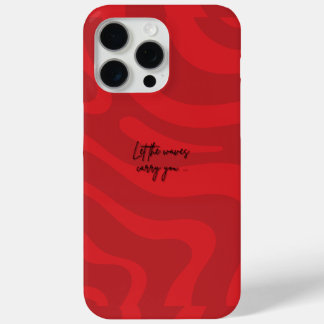 iPhone 15 Pro Max Coque "Laissez les vagues vous p
