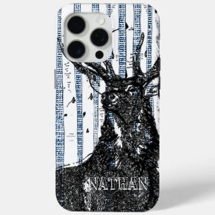 iPhone 15 Pro Max Der/Poisson de cerf lin Personnaliser le coque iph
