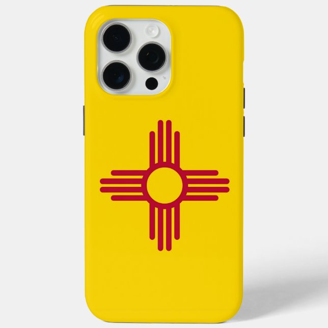 iPhone 15 Pro Max Fall, New Mexico Flag Case-Mate iPhone Hülle (Rückseite)