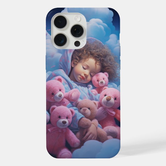 iPhone 15 Pro Max - Mond-7 Hülle (Rückseite)