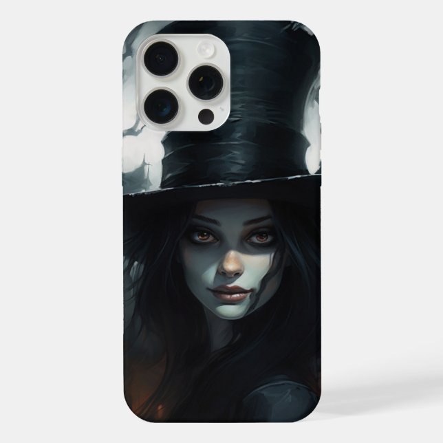 iPhone 15 Pro Max - Schwarze Hüte Hülle (Rückseite)