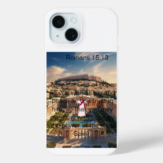 Iphone 15 "Romans 15:13" téléphone - coque