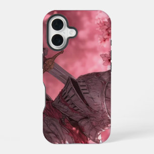 iPhone 16 Anime-Ritterrüstung Dark Fantasy Blossom Hülle