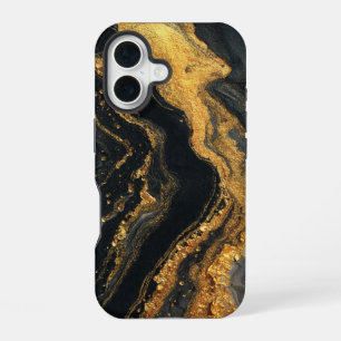 iPhone 16-Hülle mit abstraktem Design im Malstil 16 Hülle