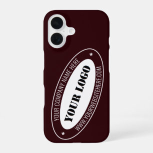 iPhone 16 Logo d'entreprise personnalisé et Modèle de coque 