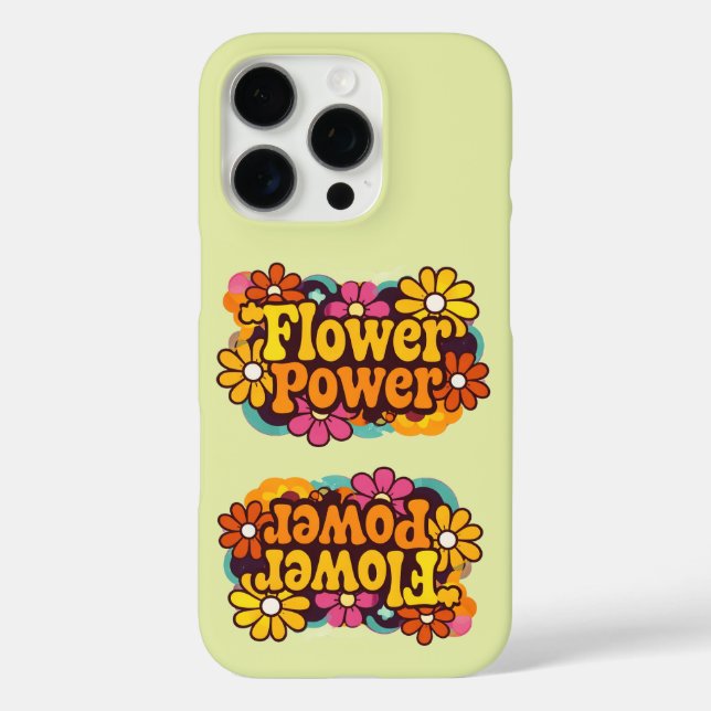 iPhone 16 Pro Cases | Electronics | Retro Floral (Rückseite)