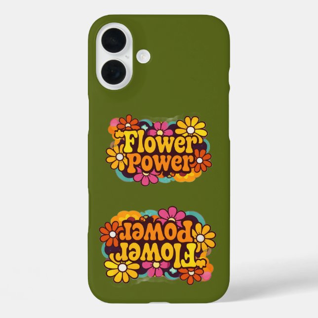 iPhone 16 Pro Cases | Electronics | Retro Floral (Rückseite)