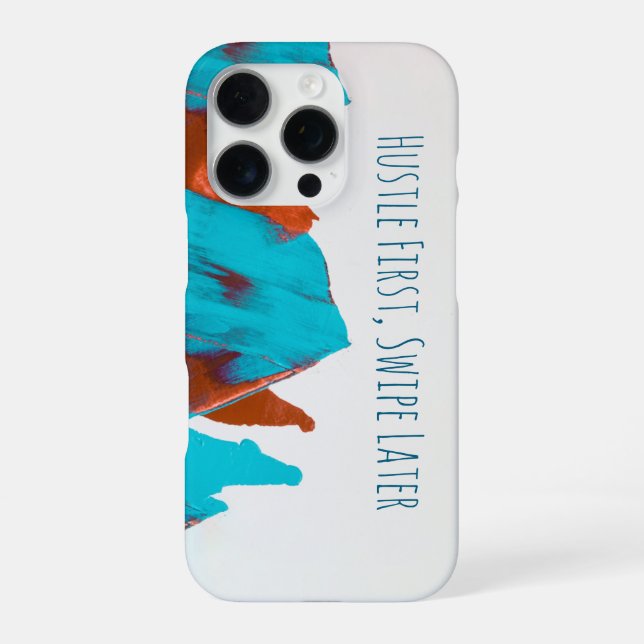 iPhone 16 Pro Hülle Motivation - Abstrakte Gestalt (Rückseite)