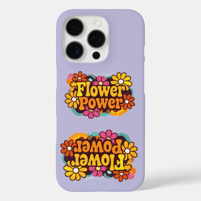 iPhone 16 Pro Hüllen | Elektronik | Retro Floral (Rückseite)